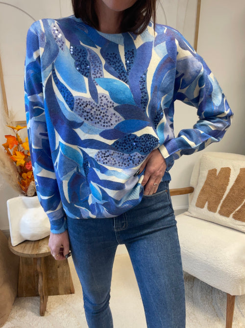 PULL MARGAUX BLEU