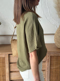 CHEMISE BLAIR KAKI