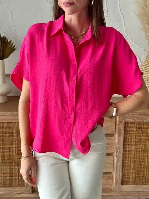 CHEMISE BLAIR FUSCHIA