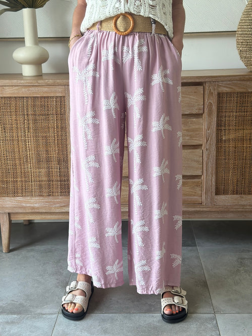 PANTALON PALMITO ROSE