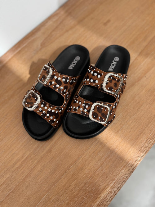 MULES ELIA LEOPARD
