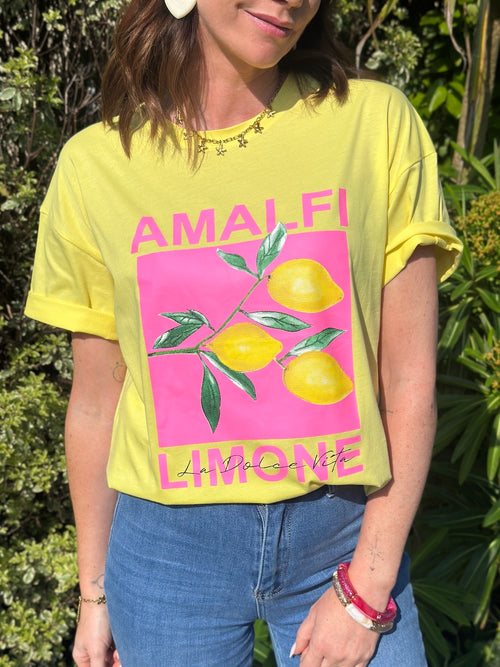 TEE SHIRT CAPRI JAUNE