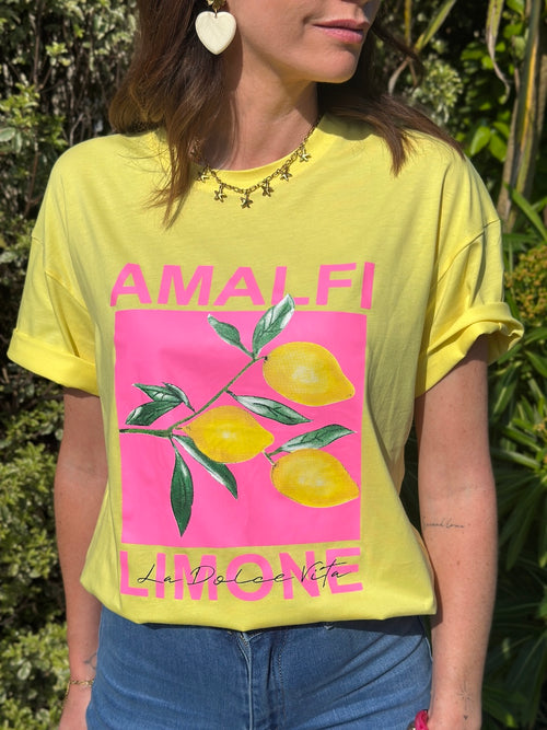 TEE SHIRT CAPRI JAUNE
