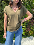 TEE SHIRT OPHELIE KAKI