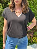 TEE SHIRT OPHELIE NOIR