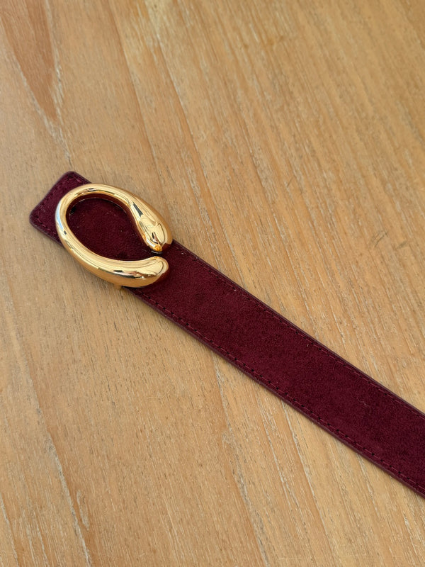 CEINTURE INAYA BORDEAUX