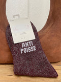 CHAUSSETTES ANTI POISSE BORDEAUX