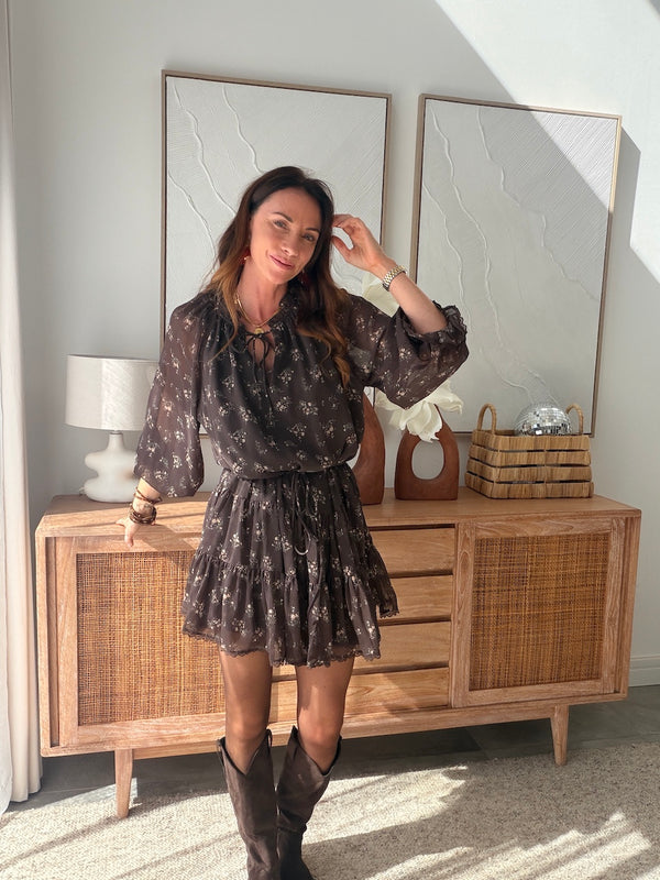ROBE SWANY CHOCOLAT