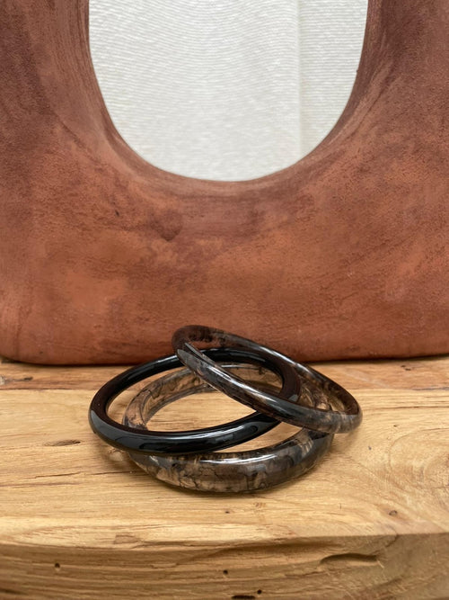 BRACELETS JONC NOIR