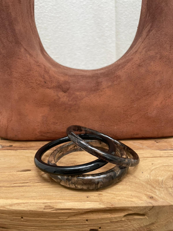 BRACELETS JONC NOIR