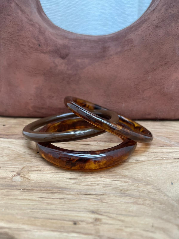 BRACELETS JONC AMBRE