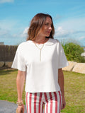 TEE SHIRT MORGANE BLANC