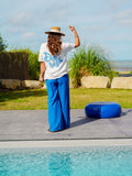 PANTALON ROMANE BLEU