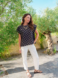 TEE SHIRT POIS NOIR