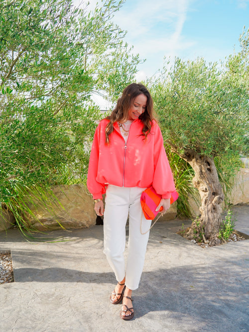 GILET SORAYA ROSE FLUO