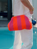 SAC RAYURE FUSHIA