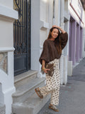 BLOUSE BIANA MARRON