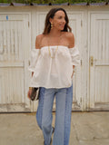 TOP LOUISON BLANC