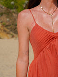 ROBE ILYANA TERRACOTTA