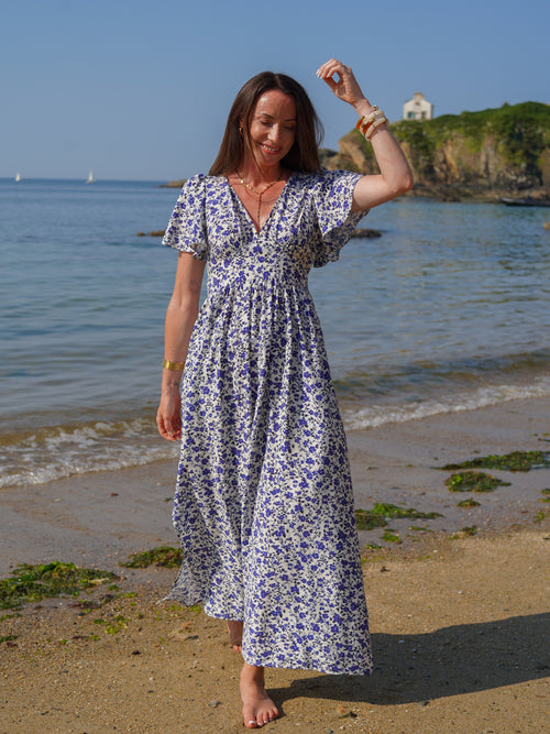ROBE BLEUA LONGUE
