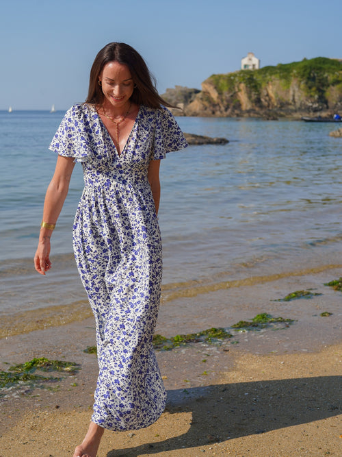 ROBE BLEUA LONGUE