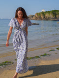 ROBE BLEUA LONGUE