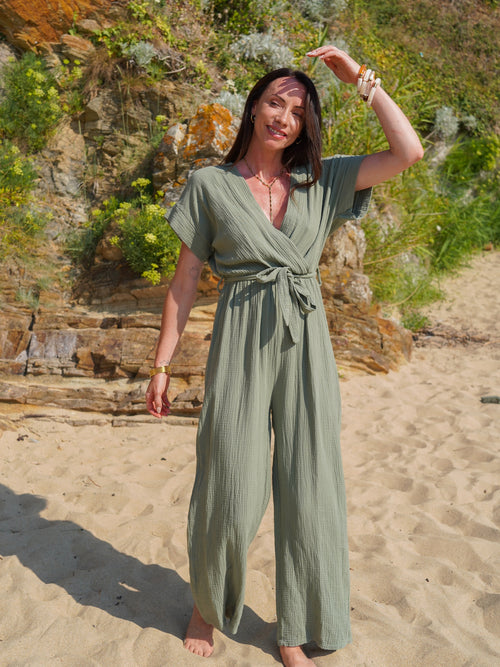 COMBI PANTALON AURELIE KAKI