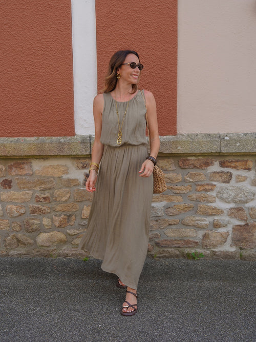 ROBE JULIETTE KAKI