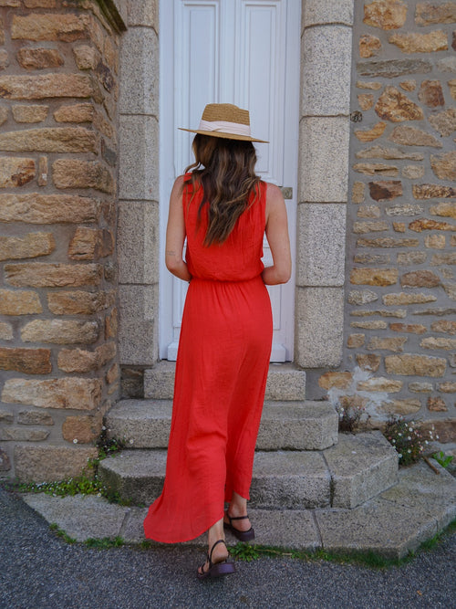 ROBE JULIETTA CORAIL