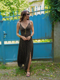 ROBE POLINE MARRON