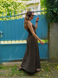 ROBE POLINE MARRON