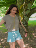 PULL FIN BESSY TAUPE