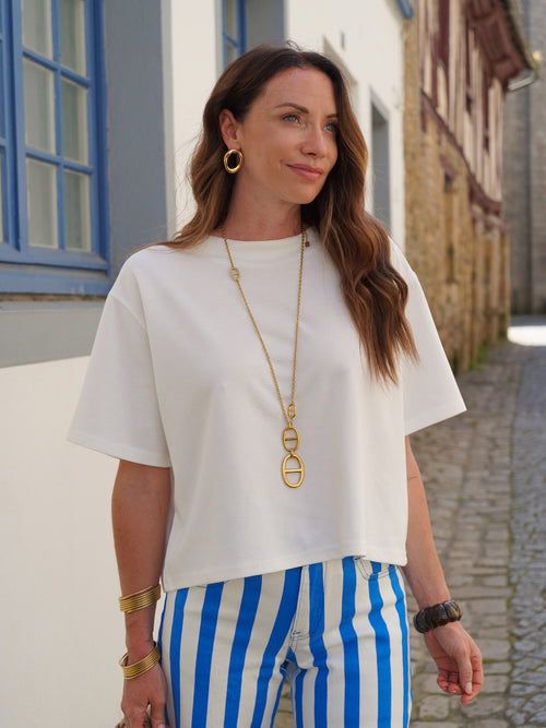 TEE SHIRT TELIA BLANC