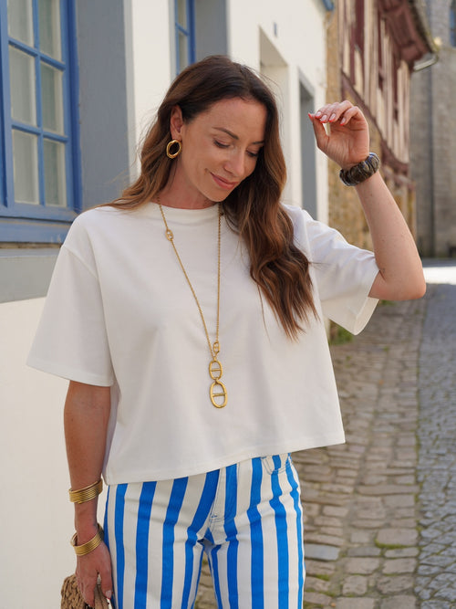 TEE SHIRT TELIA BLANC
