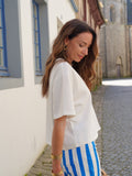 TEE SHIRT TELIA BLANC