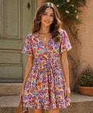 TOP AGATHE BLEU ELECTRIQUE