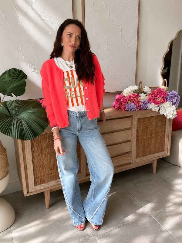 GILET ALMA CORAIL
