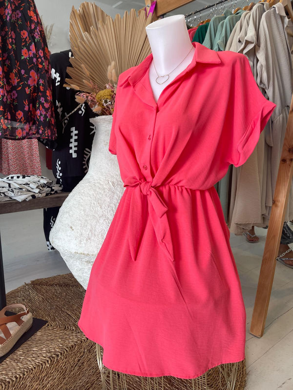 VESTIDO IRENE CORAL
