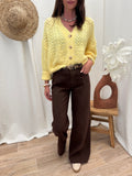GILET VERONICA JAUNE