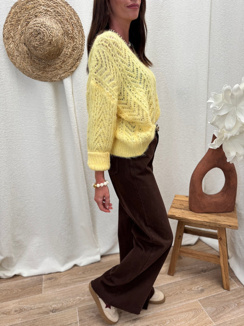 GILET VERONICA JAUNE