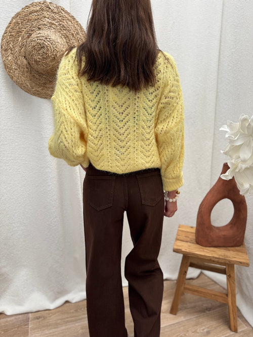 GILET VERONICA JAUNE