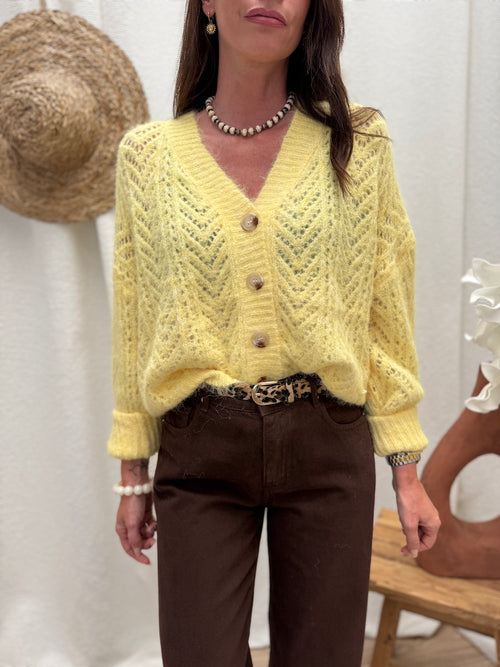 GILET VERONICA JAUNE