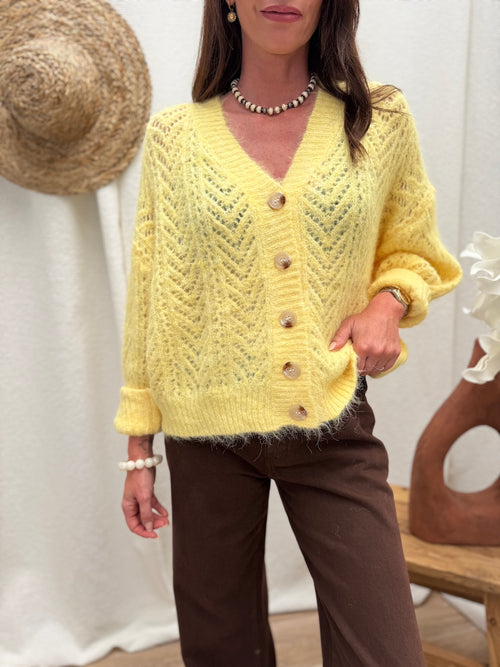 GILET VERONICA JAUNE