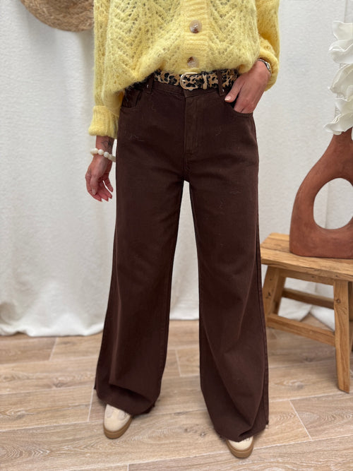 JEANS FIONA CHOCOLAT