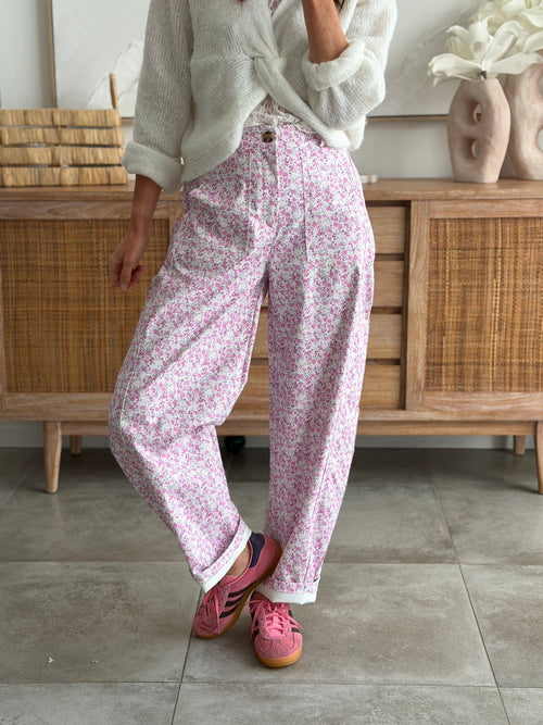 PANTALON FLORA ROSE