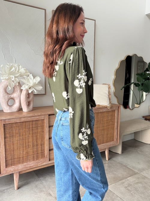 CHEMISE MAIWENN KAKI