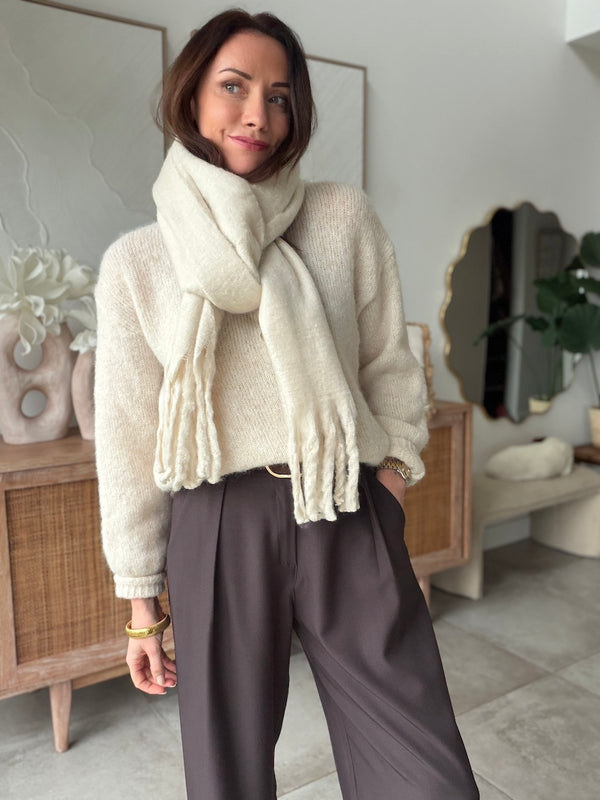 ECHARPE JUSTINE BEIGE