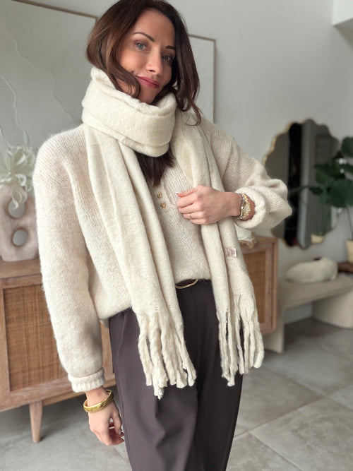 ECHARPE JUSTINE BEIGE