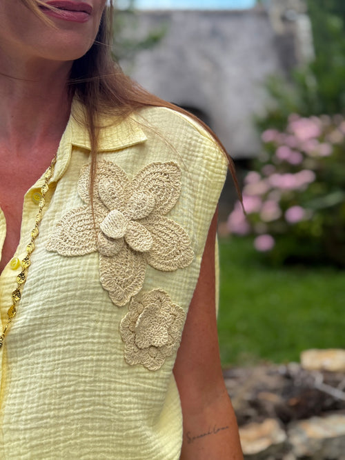 CHEMISE CHARLENE JAUNE