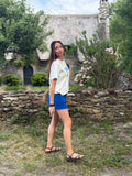 SHORT LALOU BLEU ELECTRIQUE